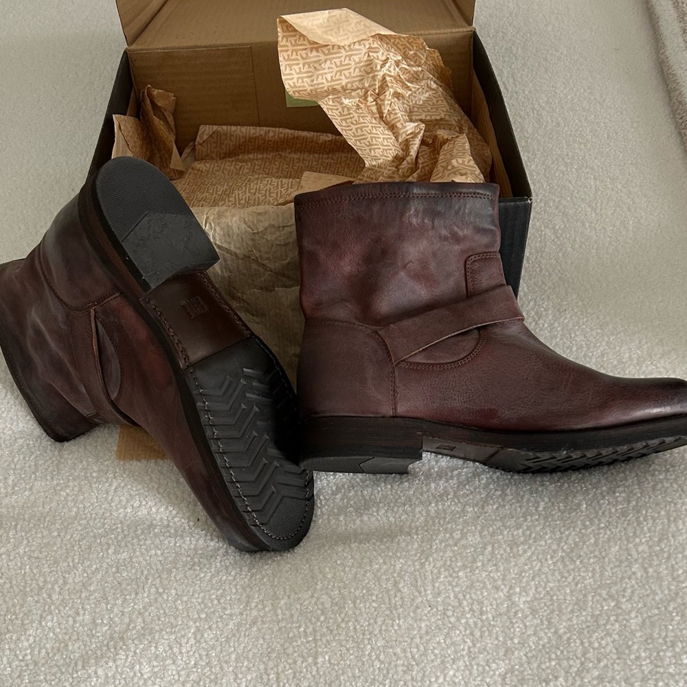 Frye leather booties - Brand new in box with tags